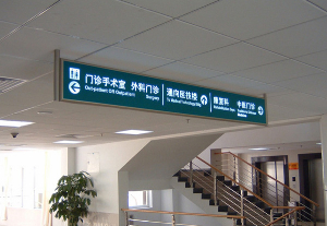 医疗吊式导视